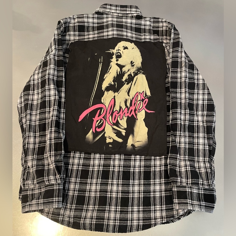 Blondie patch flannel